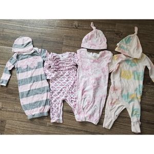 Burts Bees Sleeper Set baby girl
